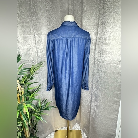 NEW Kate Spade Las Vegas Indigo Griffin Tie-Neck Mini Dress Sz 4 - Picture 9 of 10